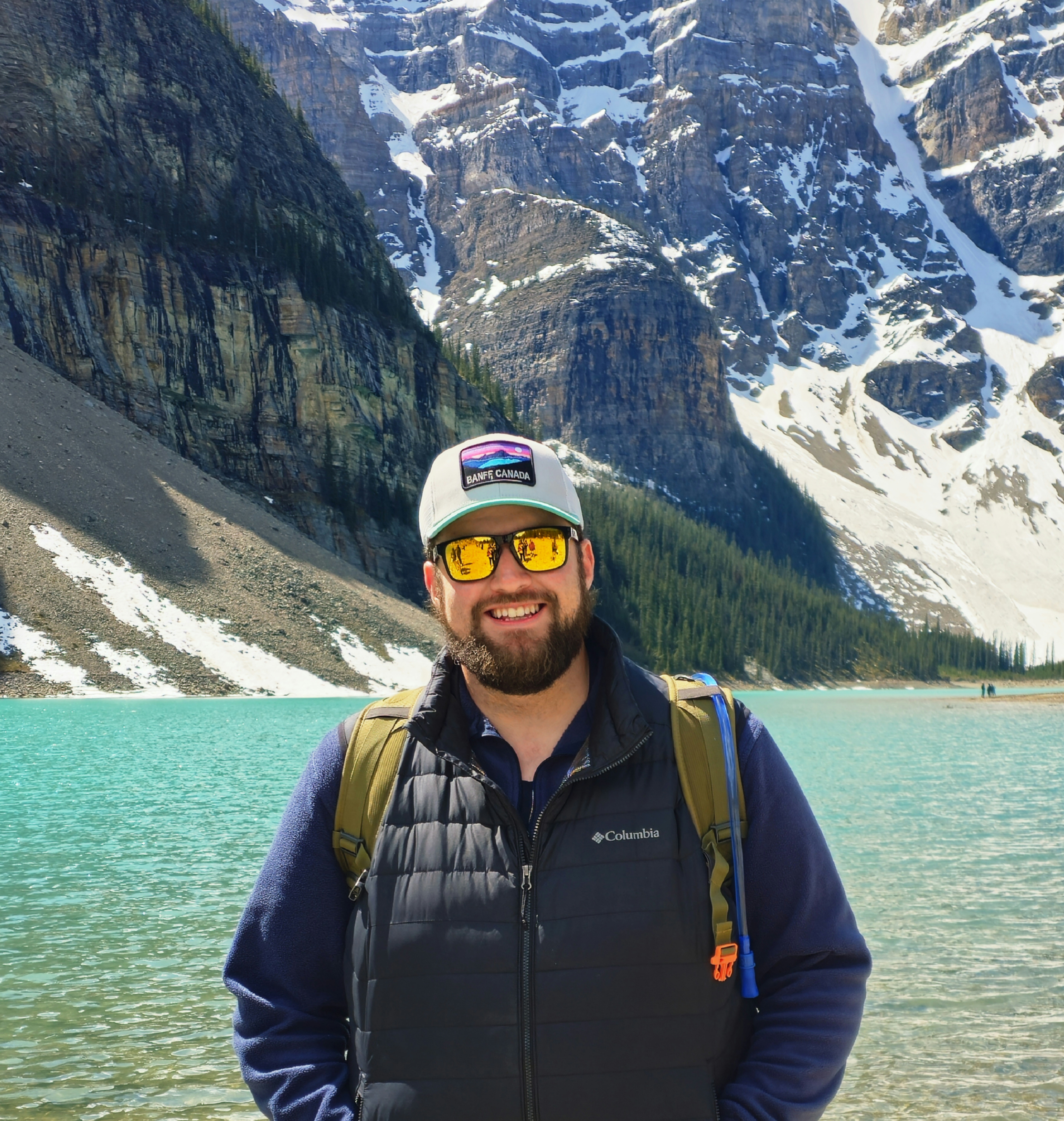 Jon Bogaert at Moraine Lake